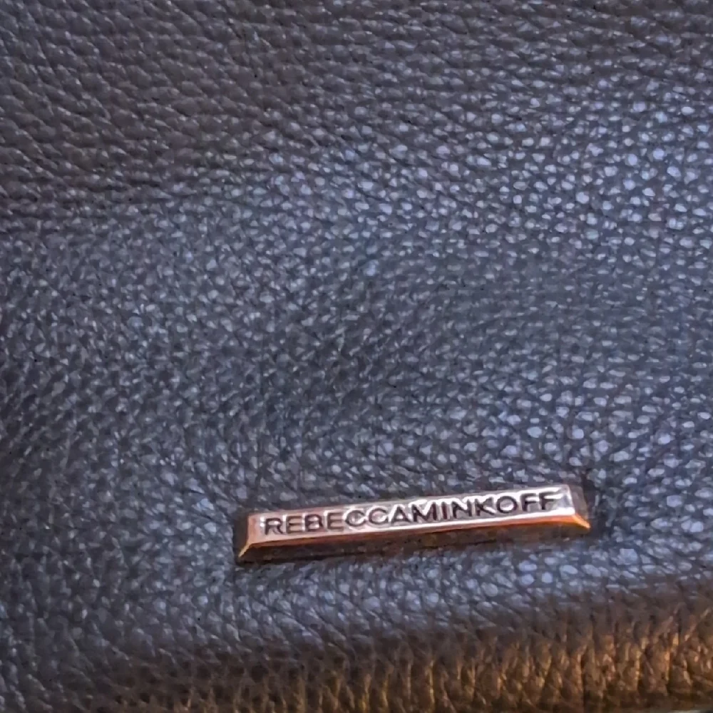 Rebecca Minkoff Black Leather Tote Handbag with Fringe - Picture 2 of 8